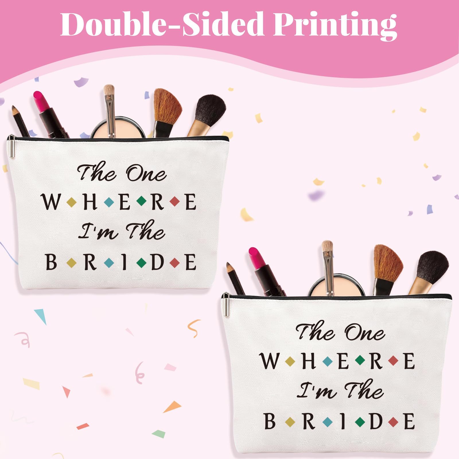 Bride Gift Bridal Makeup Bag - Image 3
