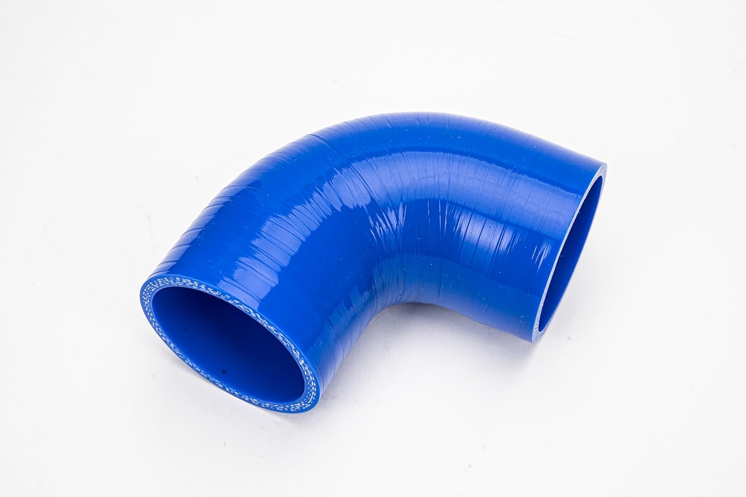 Silicone 90° Elbow Intake Hose with 2 T-Bolt Clamps – 4.0" Diameter, Blue – 4-Ply Reinforced, High Temp, 200 PSI – Universal Turbo, Intercooler, Cold Air & Engine Applications