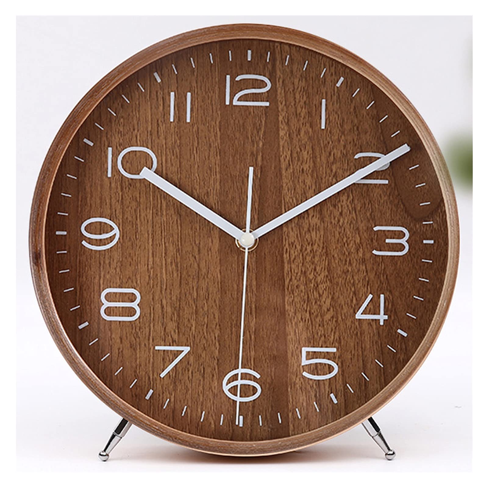 Reloj de escritorio grande con péndulo simple para decoración de salón 7