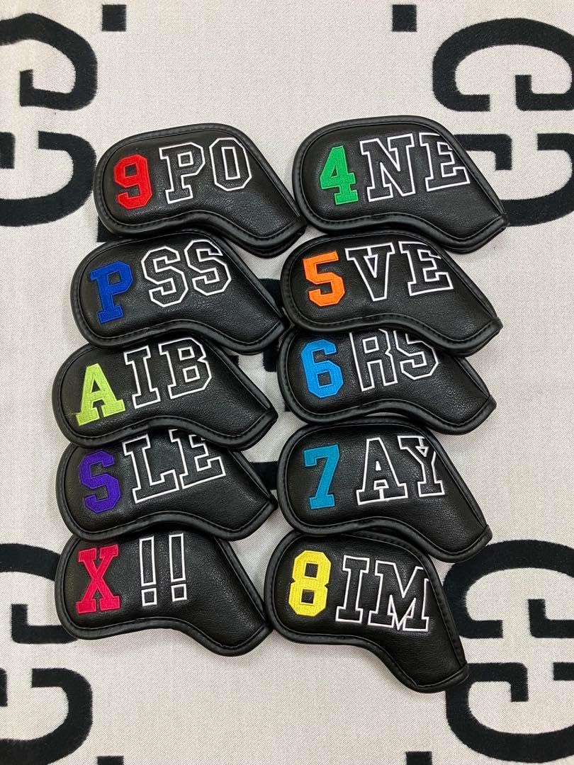 アイアン用ヘッドカバー 10個セット