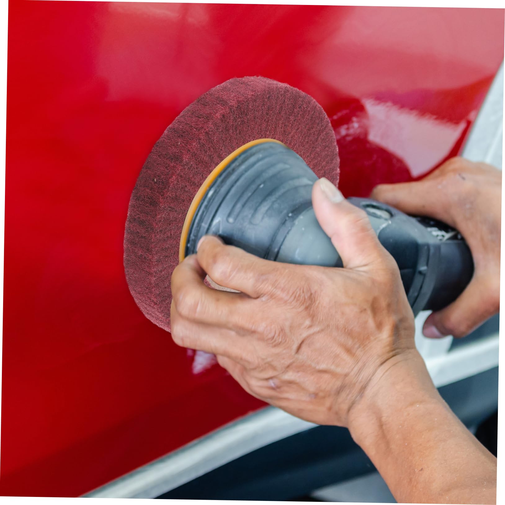 STOBAZA Professional Polishing Wheel Nonwoven Buffing Disc Ergonomic Design Comfortable Grip Suitable for Levels of Users