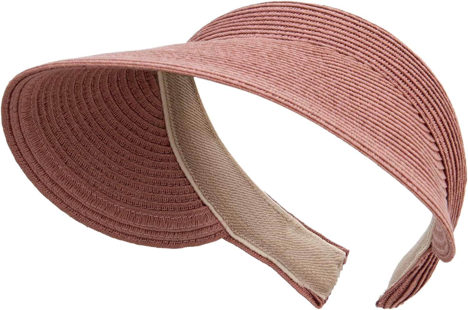 Womens Clip On Toyo Braid Visor