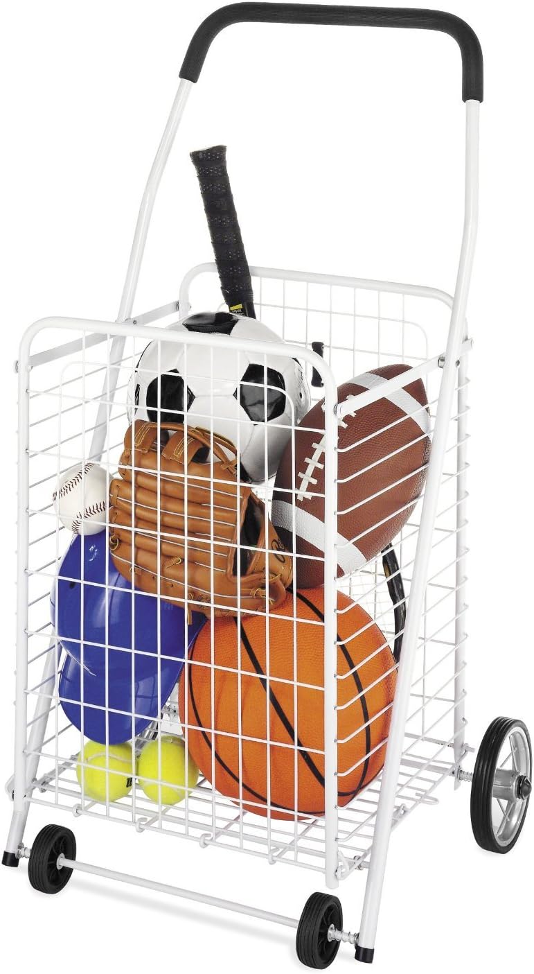 Whitmor Rolling Utility / Shopping Cart White