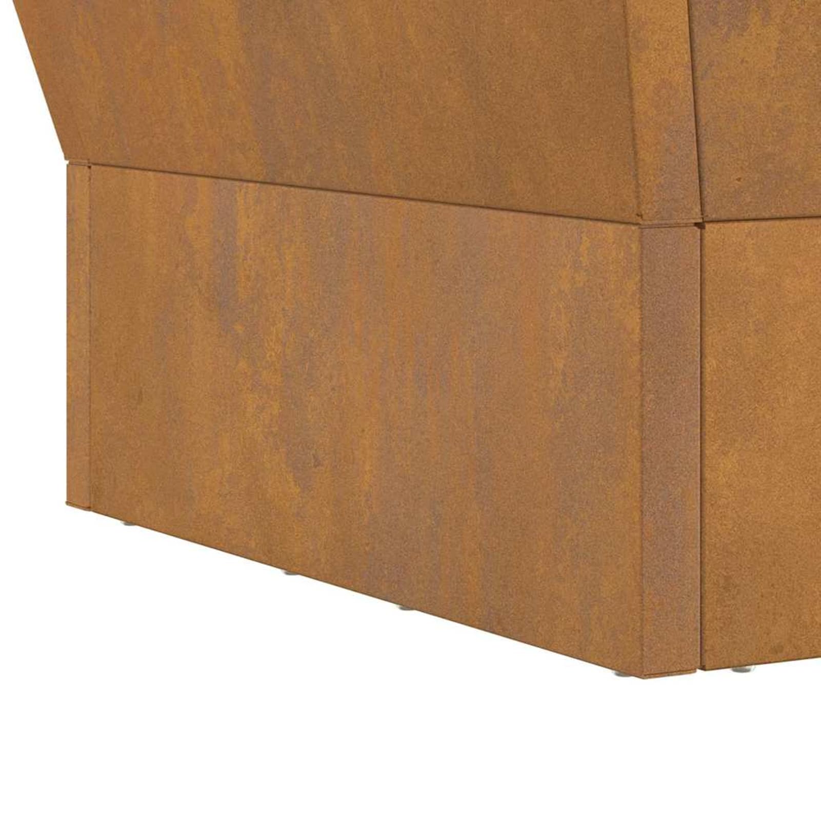 Fasba Fogata Moderna de Acero para Exterior: Calor y Estilo en tu Jardín o Terraza - 40x40x30 cm