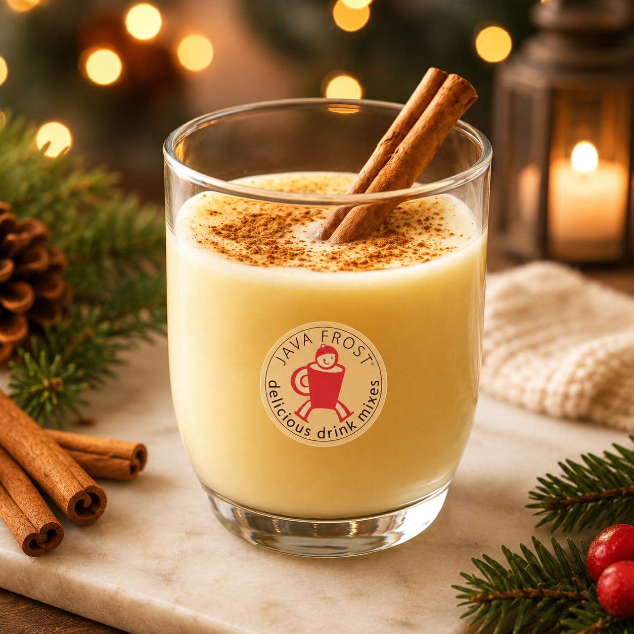 Amazon.com : Instant Eggnog Drink Mix, 8 oz Bag (2 Pack) | Java
