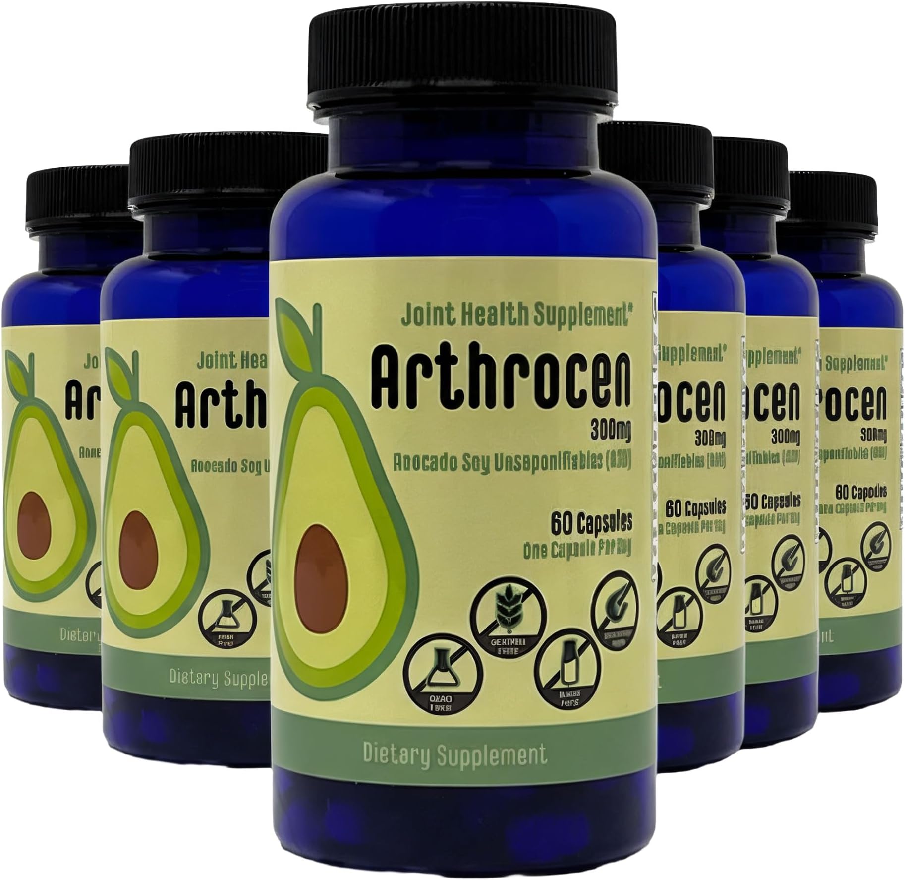 Joint Health Supplement with 300 mg ASU (Avocado Soy Unsaponifiables) โ Supports Joint Mobility & Cartilage โ Plant-Based Daily Joint Support โ Non-GMO, Gluten & Dairy Free โ 360-Day Supply