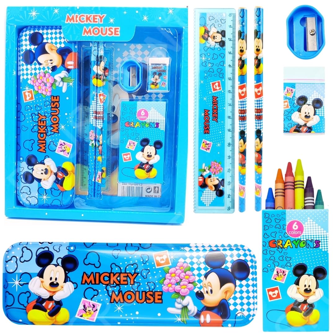 PLUSPOINT Stationery Gift Set for Kids - Pack of 7 Pcs, Stationery Items for Kids useful gift Cartoon Stationary Set Return Gift School Accessories for Kids Gift Items for Birthday (SPIDR MAN) (B0D92MDYTW) Amazon Price History, Amazon Price Tracker