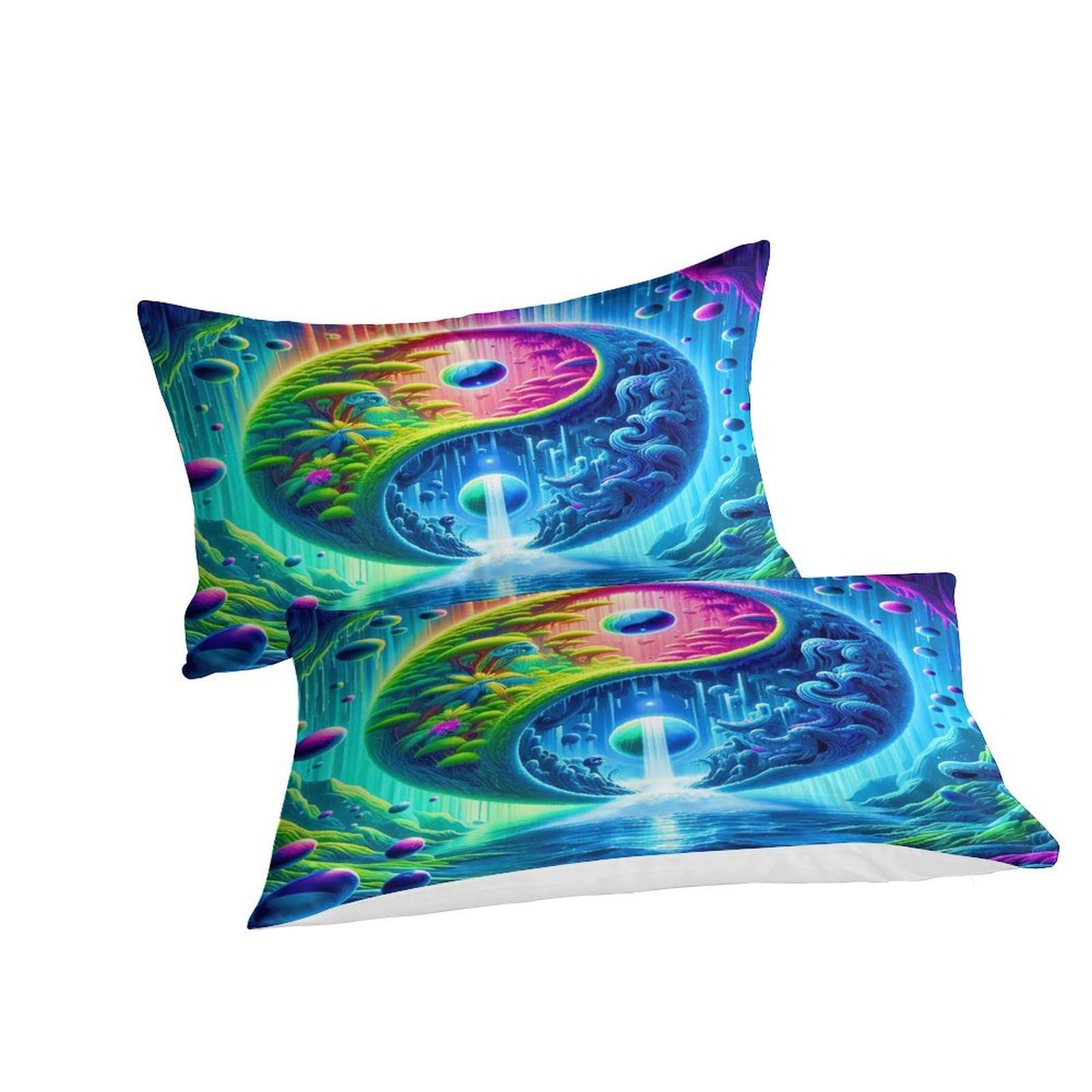 Ensemble de lit Tai Chi avec impression 3D haute définition et textile microfibre douce 200x200
