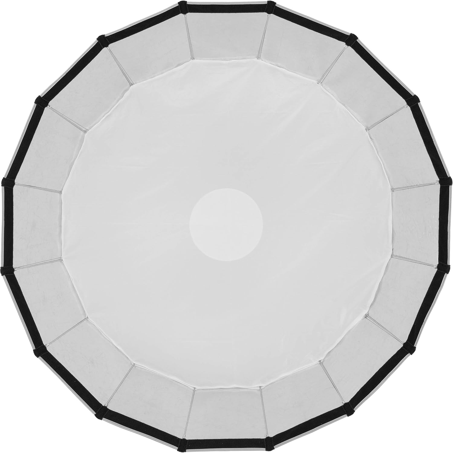 Godox 47.2" Quick Release Parabolic Softbox, Bowens Mount, Silver Interior, Inner & Outer Diffusers, Directional Soft Light Modifier for Portrait, Video & Studio Lighting (QRP120T)