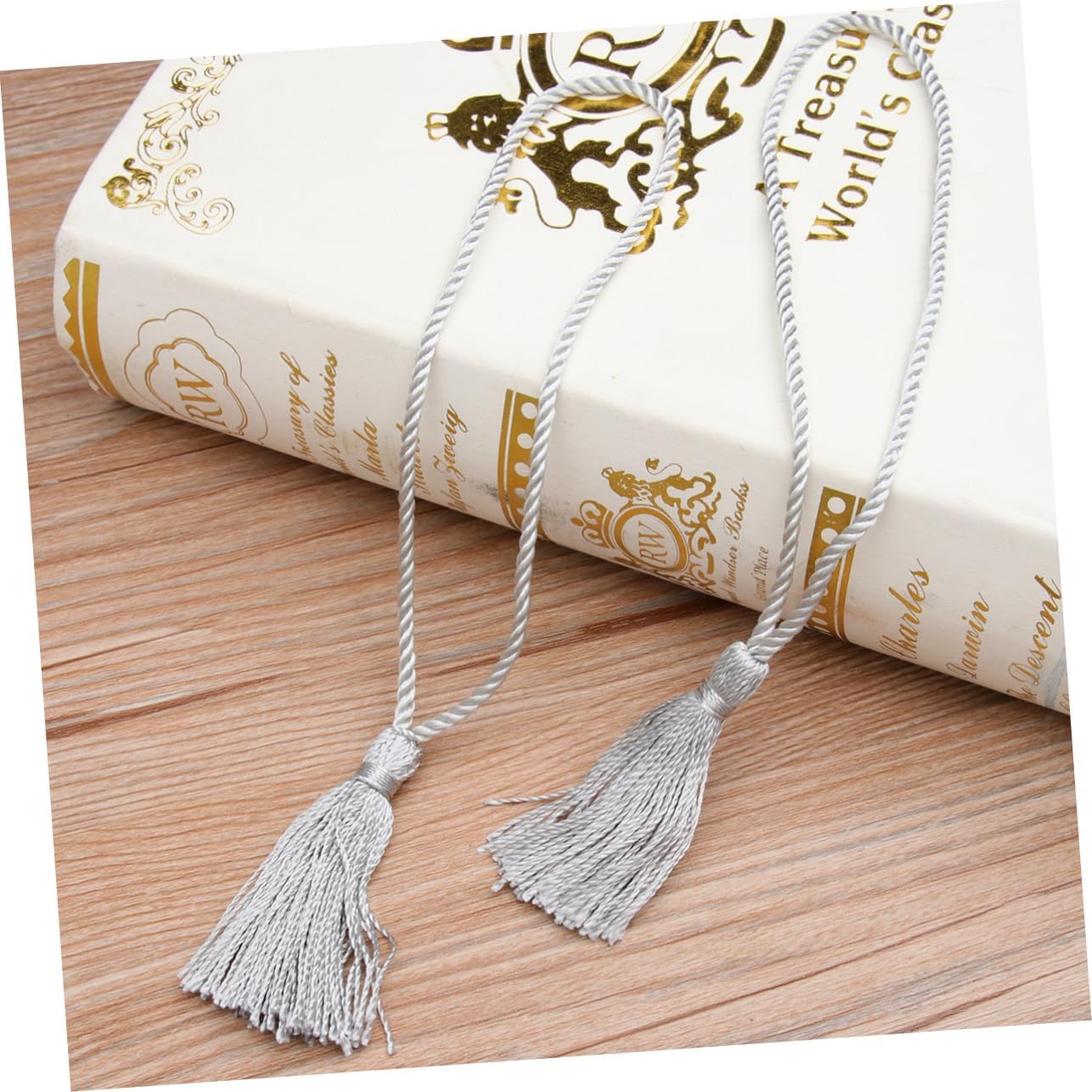 Lot de 20 pompons pour rideaux avec attache pour vue arrière de voiture, rideau suspendu avec cadre de rideau (gris x 2 pièces 17 x 1,5 cm x 2 pièces) (gris x 2 pièces 17 x 1,5 cm x 2 pièces)