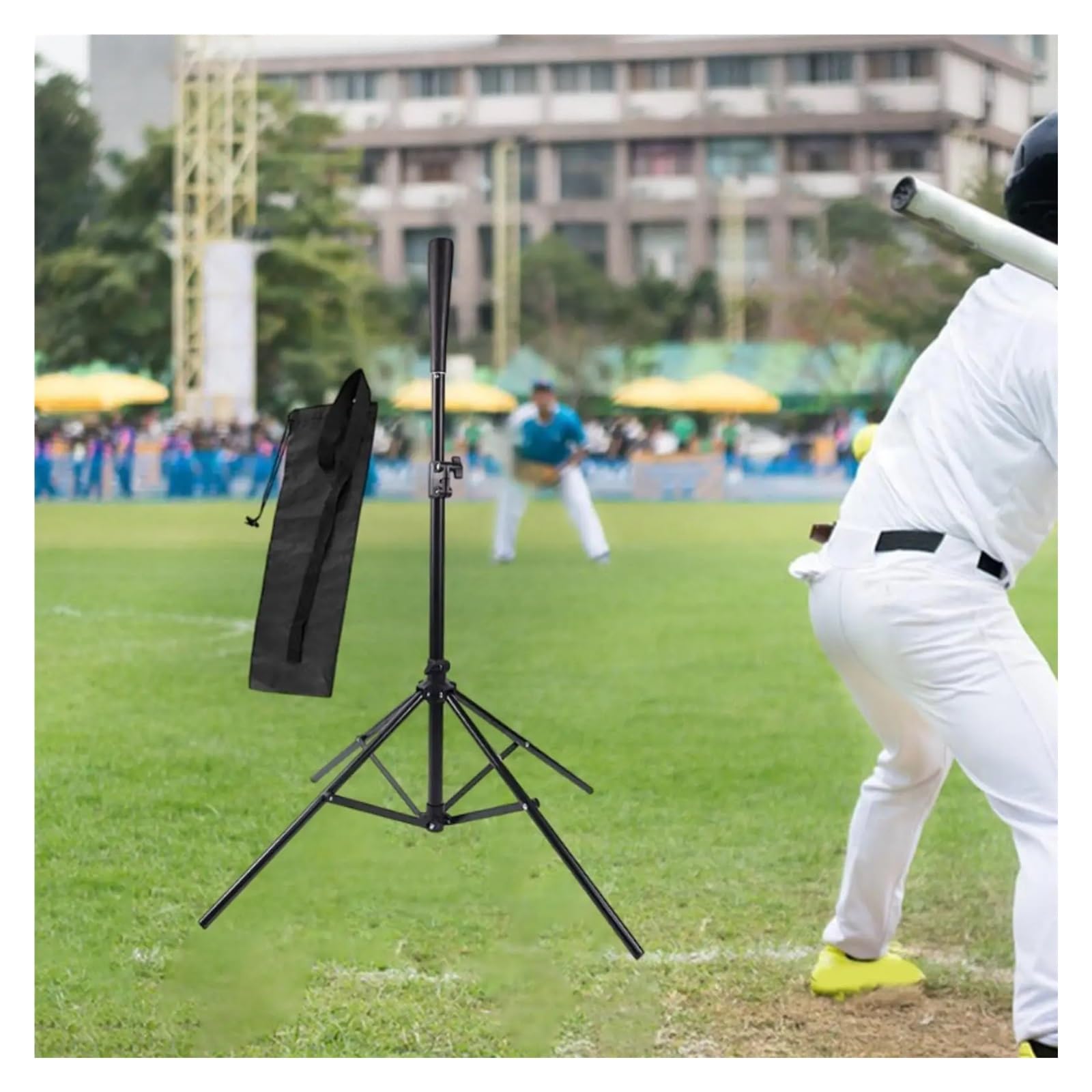 Béisbol Batting Tea de Golpe Trípode tee de béisbol bateo Estable for Entrenamiento en Interiores y Exteriores