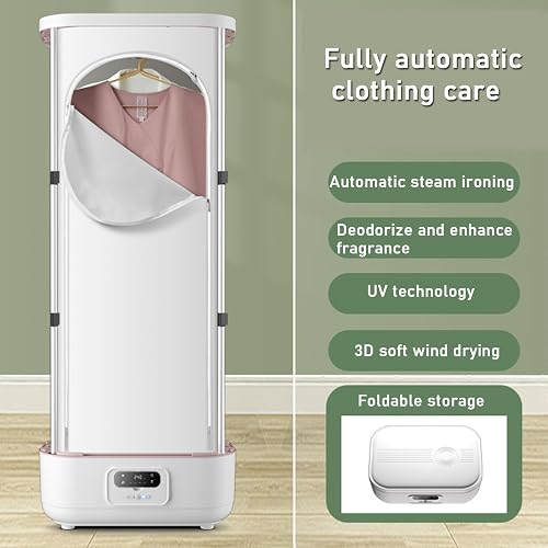 Cashwise Machine à Repasser Automatique, sèche-Linge Portable avec séchage à la Vapeur, Machine à Plier Le Linge, Indispensable pour Un Repassage Rapide et sans Plis - 8