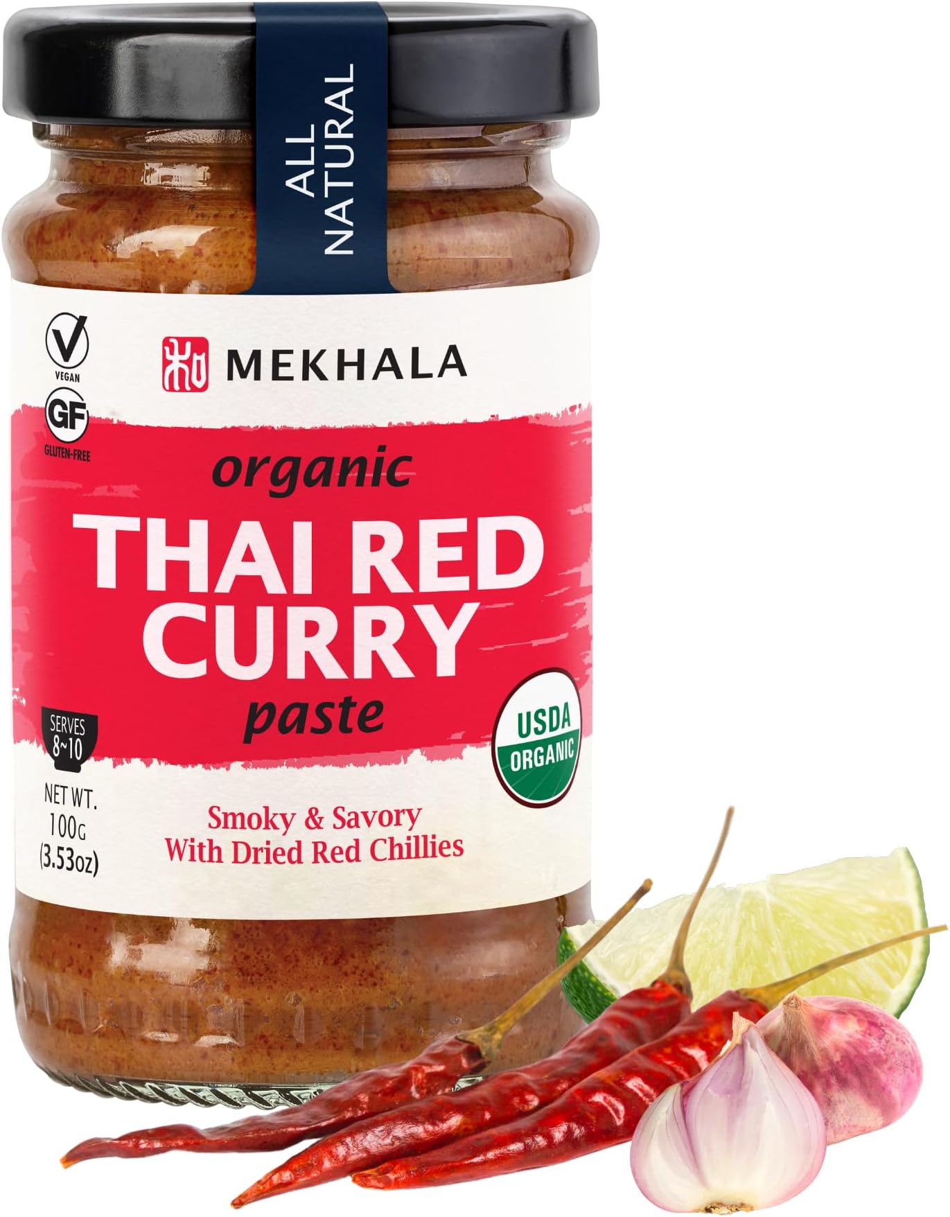 Mekhala Organic Red Curry Paste