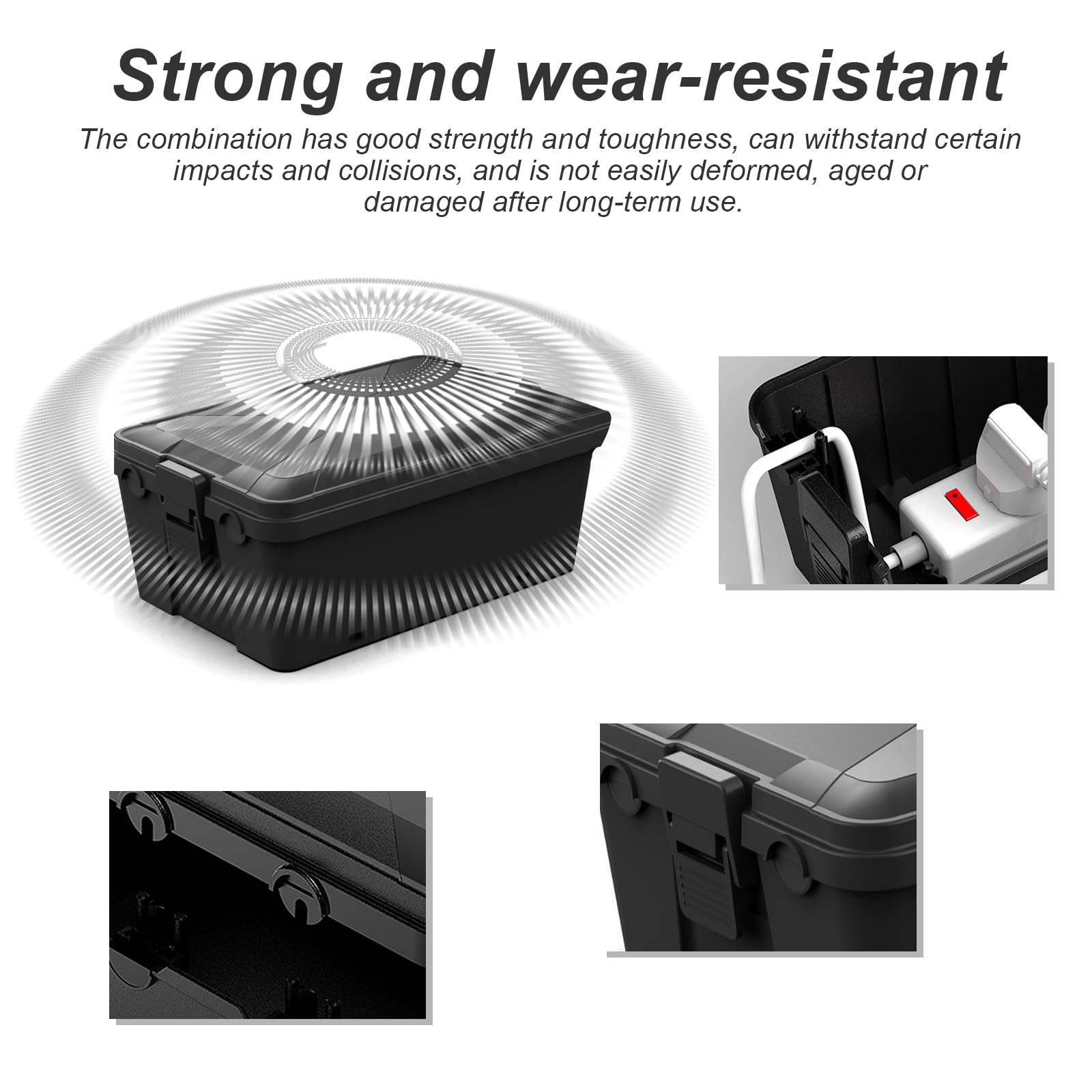 Boite Derivation, 32 X 21,2 X 13,2 Cm, 7 Trous Boite