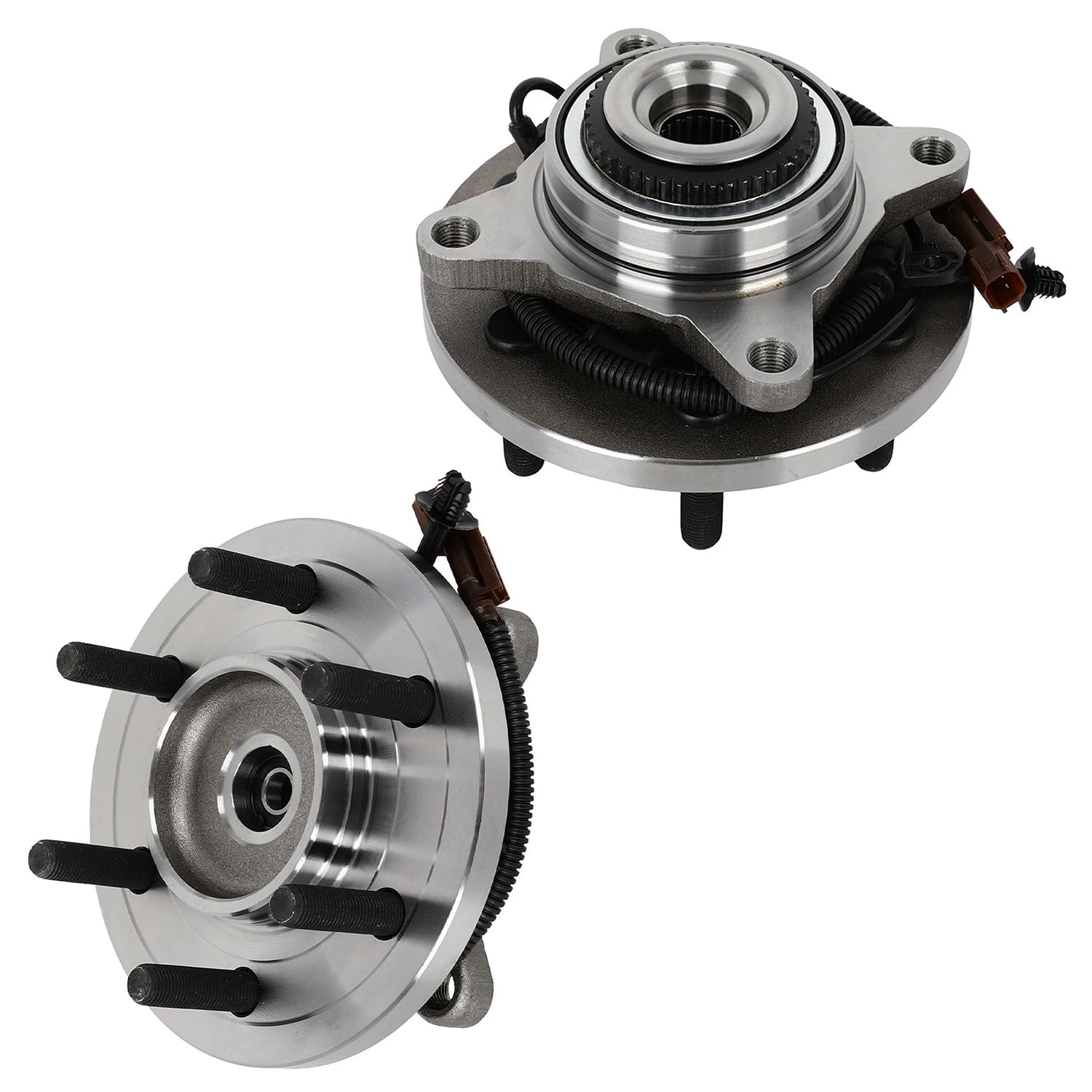 Detroit Axle - 4WD Pair Front Wheel Bearing Hubs for 2018-2020 Ford F-150