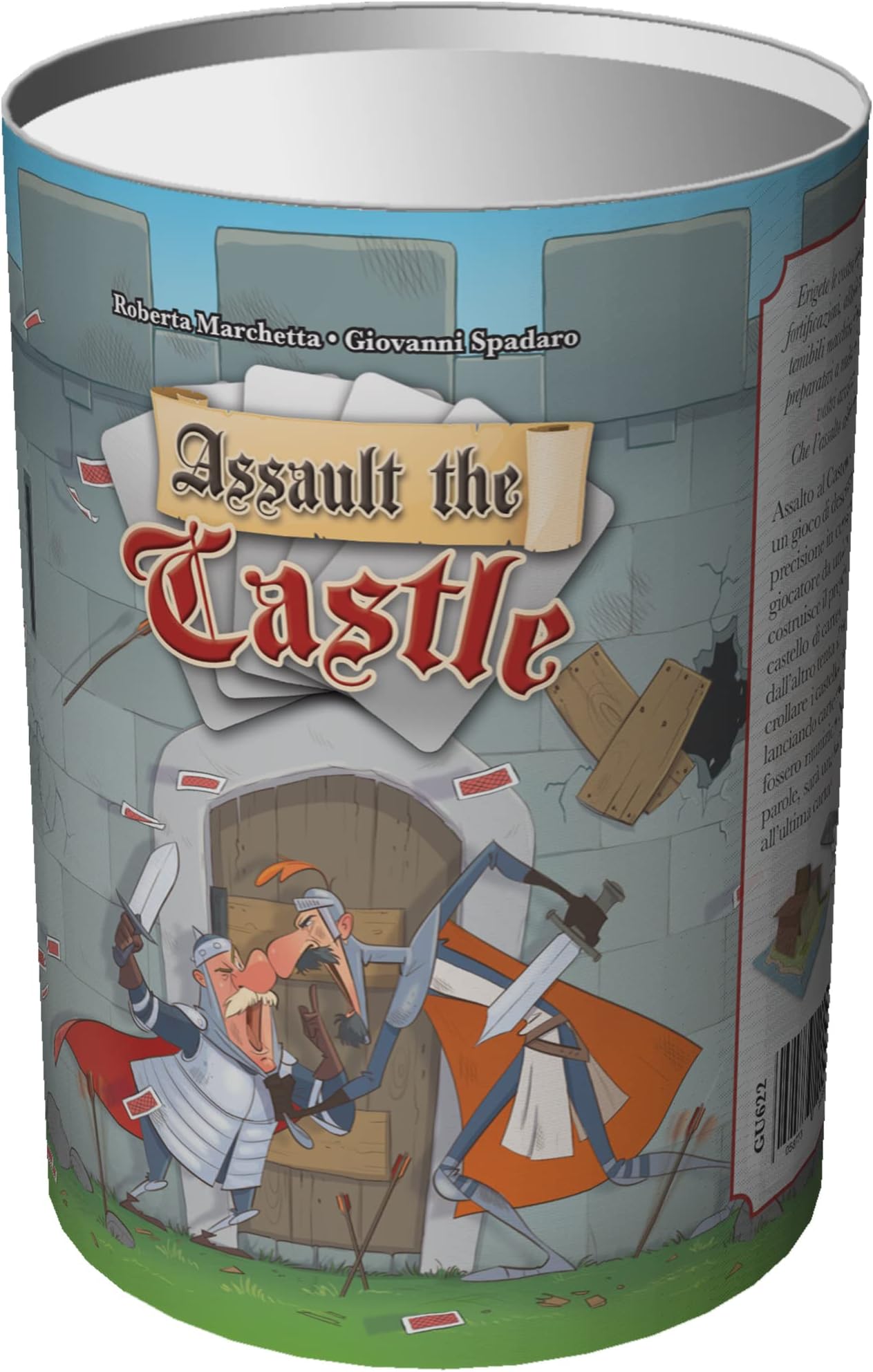 Assault on The Castle Card Game | Creative Medieval Castle Building Game | Fun Family Game for Adults and Kids | Ages 6+ | 2-4 Players | Average Playtime 15-30 Minutes