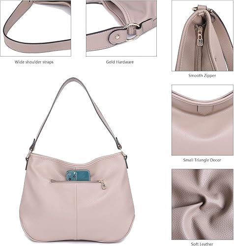 Miniatura 4 de Montana West Bolsos tipo hobo medianos para mujer, bolsos y bolsos clásicos con asa superior