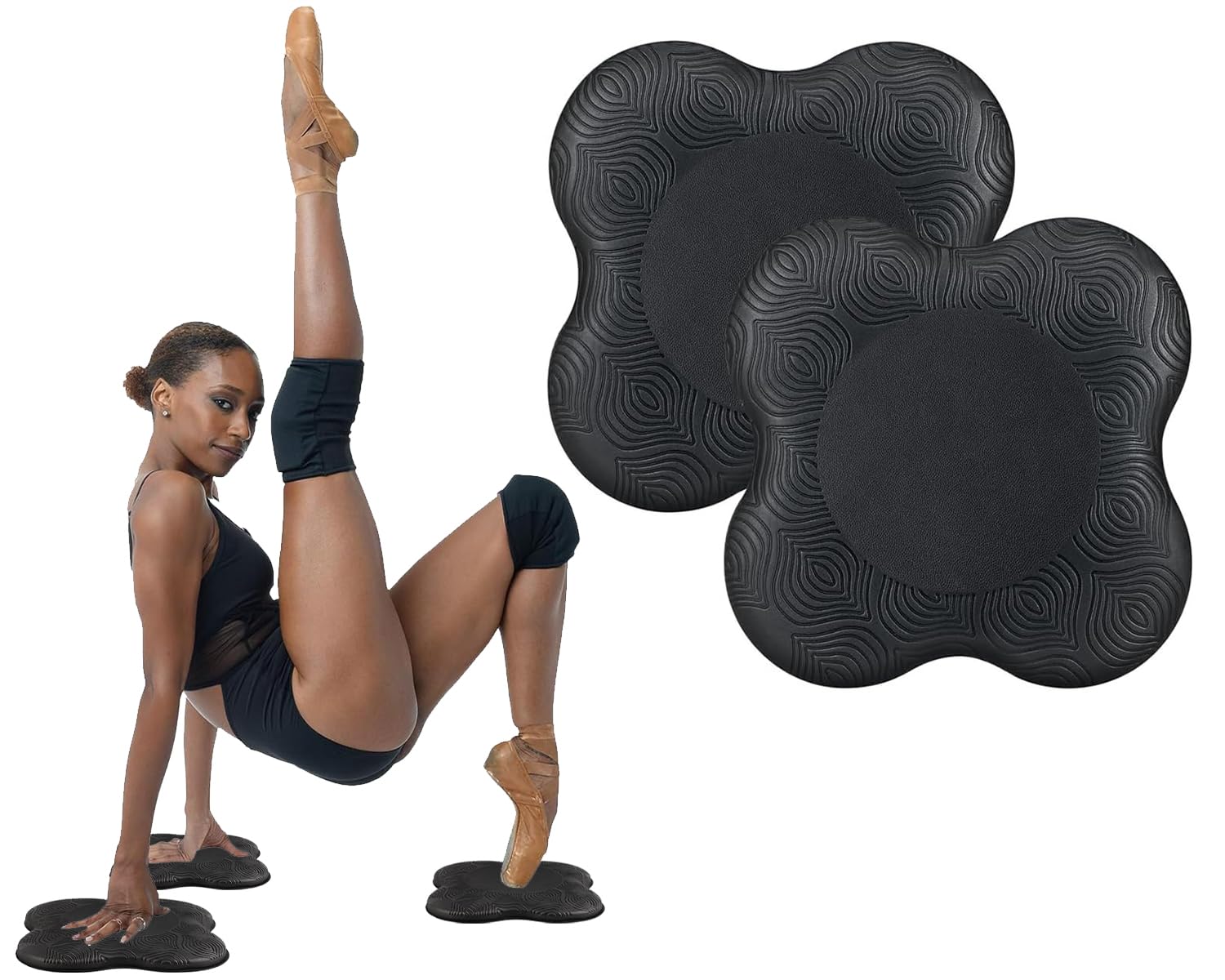Ginocchiere Yoga 2 Pezzi - Spessore 2cm Antiscivolo Per Pilates E Allenamento - Foto 2