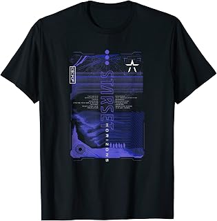 Star Set - Purple Horizons T-Shirt, Black