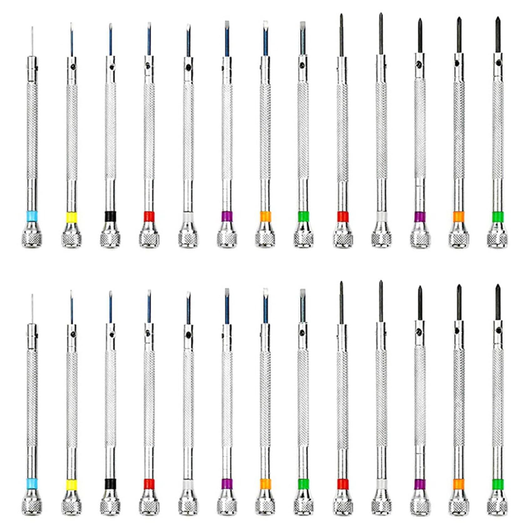 Jnchdghwa As Shown 26 Pack Watch Tools Repair Screwdriver Set Screwdriver Kit Professional Watchmaker Watch Tools