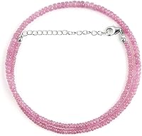 Vista 19 de OdrillionGems Collar Gargantilla de piedras preciosas 100% naturales, piedras de nacimiento de cuentas de ópalo, plata de ley 925, cristales