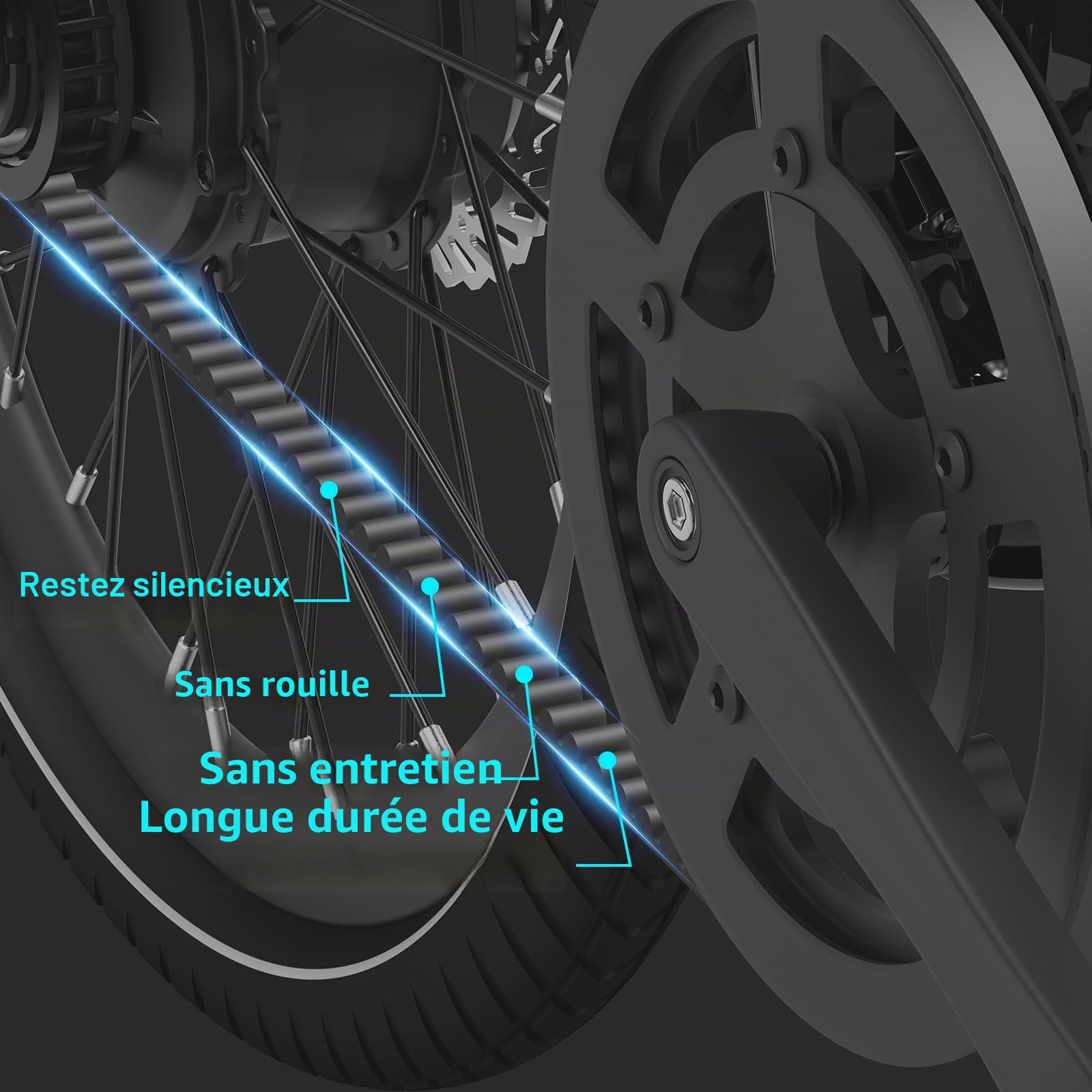 Vélo électrique Pliable ADO AirCarbon 20″ pour Adultes, Ultra Léger 14,5 kg, Transmission par Courroie, Mmoteur Bafang, Modes ECO et Sport, GPS, LCD, Application, Autonomie Jusqu'à 100 km