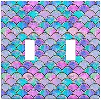 Vista 13 de Cubierta decorativa para interruptor de luz de sirena, diseño de sirena, de 1 banda, placa de pared para enchufes eléctricos, placa de interruptor