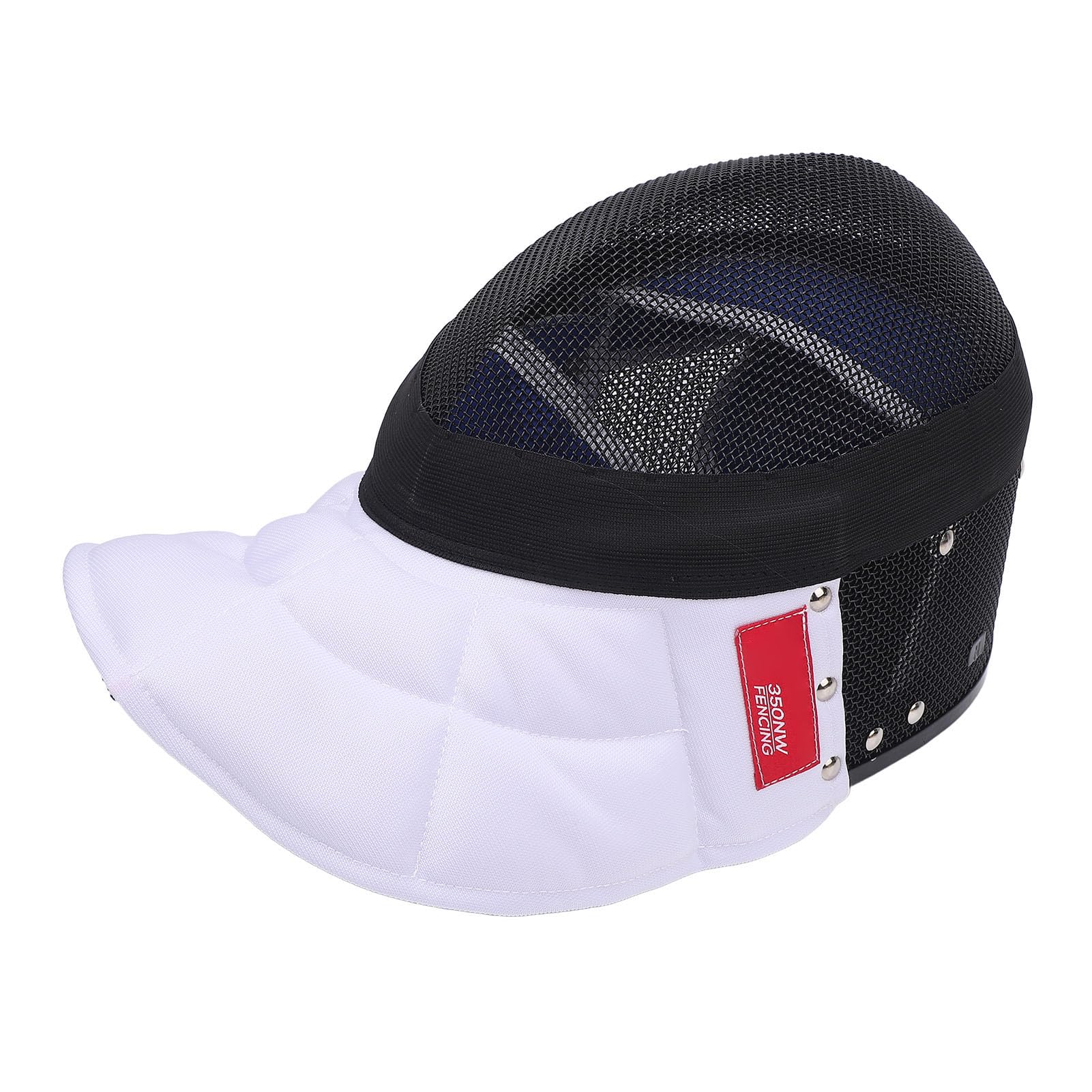 Fechten Epee MASK Helm CE 350N Masque Zaunschützer, Kohlenstoffstahl -Mesh STAB -Proof Atmungsabstimmung Gesichtsabdeckung Schutzgetriebe mit Stoffauskleidung
