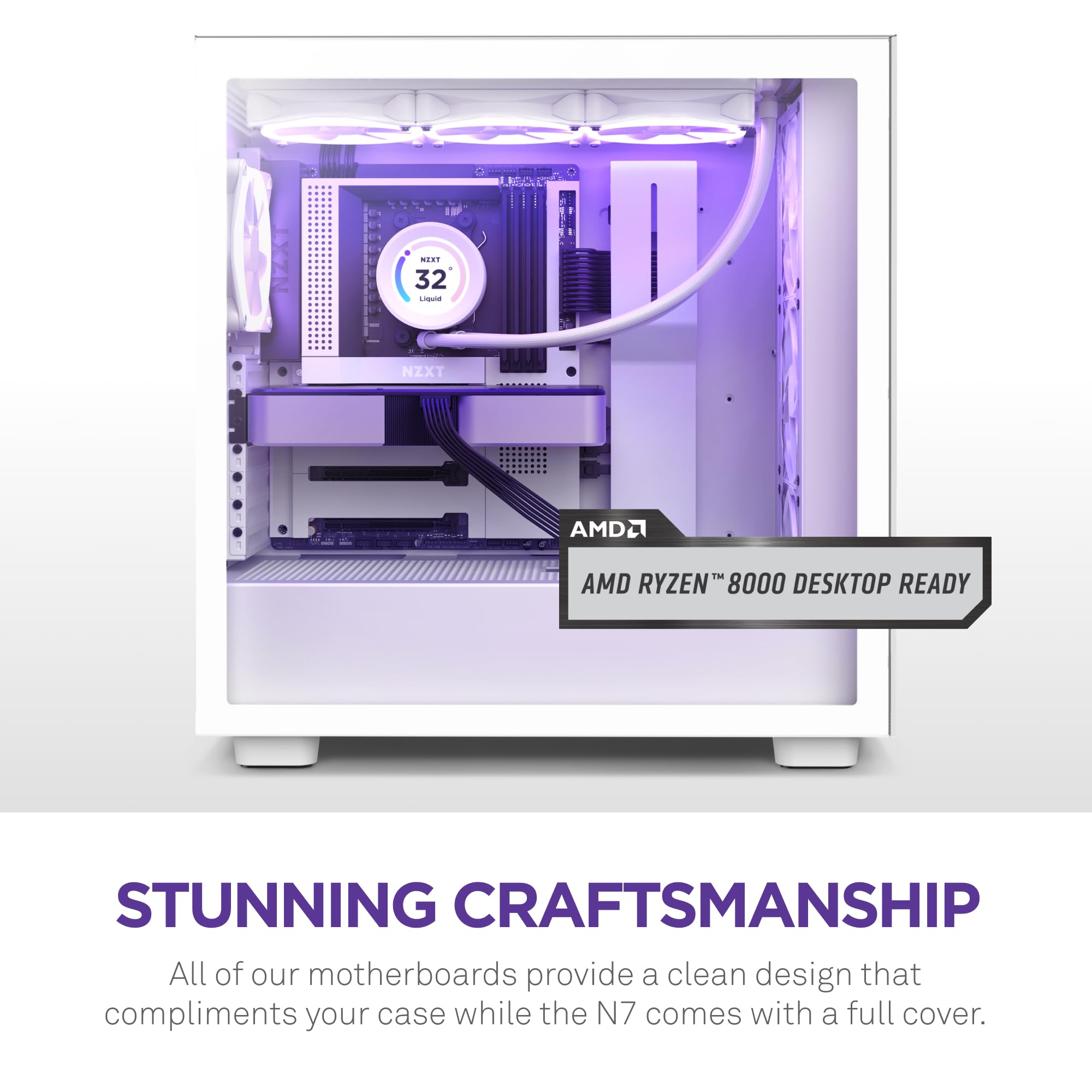 Amazon.com: NZXT N7 B650E AMD B650 Motherboard & NZXT H9 Flow Dual 