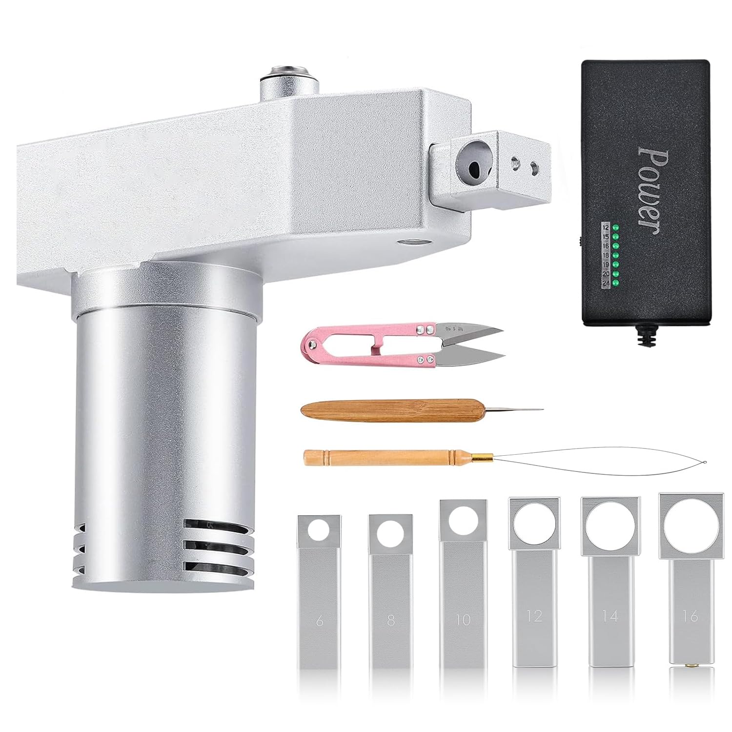 Patented Dreadlock Machine 2.0, Handheld Fast & Easy DIY Dreadlocks Maker, Automatic Loc Machine with 6 Replacement Holes and Multiple Tools