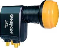 Goaycer Quad LNB 4-Utas Digitális HD 4K Műholdvevő LTE Szűrővel, Aranyozott Csatlakozó, Időjárásálló 1