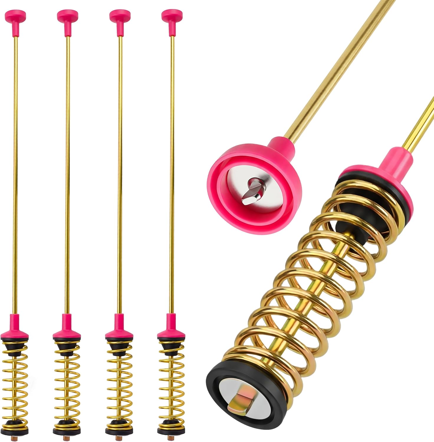 WA45M7050AW/A4 WA50T5300AC/US DC97-16350S DC97-16350U Suspension Rods for Samsung Washing Machine WA45N3050AW/A4 WA50R5400AV/US - Replaces DC97-16350T DC97-16350D DC97-05280W