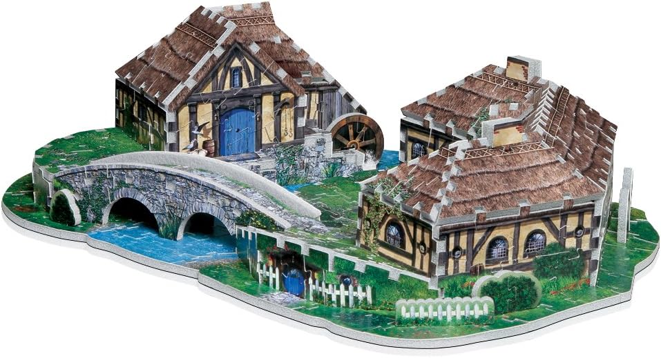 Wrebbit 3D W3D1002 Hobbiton Lord Of The Rings 3DPuzzle Amazon.de