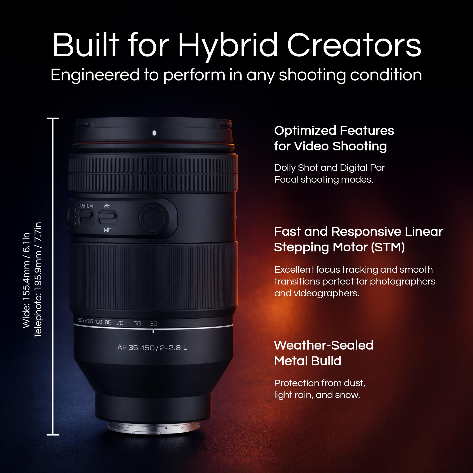 Amazon.co.jp: Samyang 35-150mm F2.0-2.8 高速ズームオートフォーカス