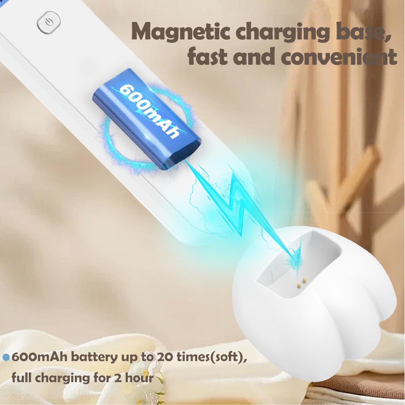 TYTOGE Pet Ear Dryer Quick Drying One Click Start Cats Dogs Ear Water Drying Device for Bathing Grooming - Image 3