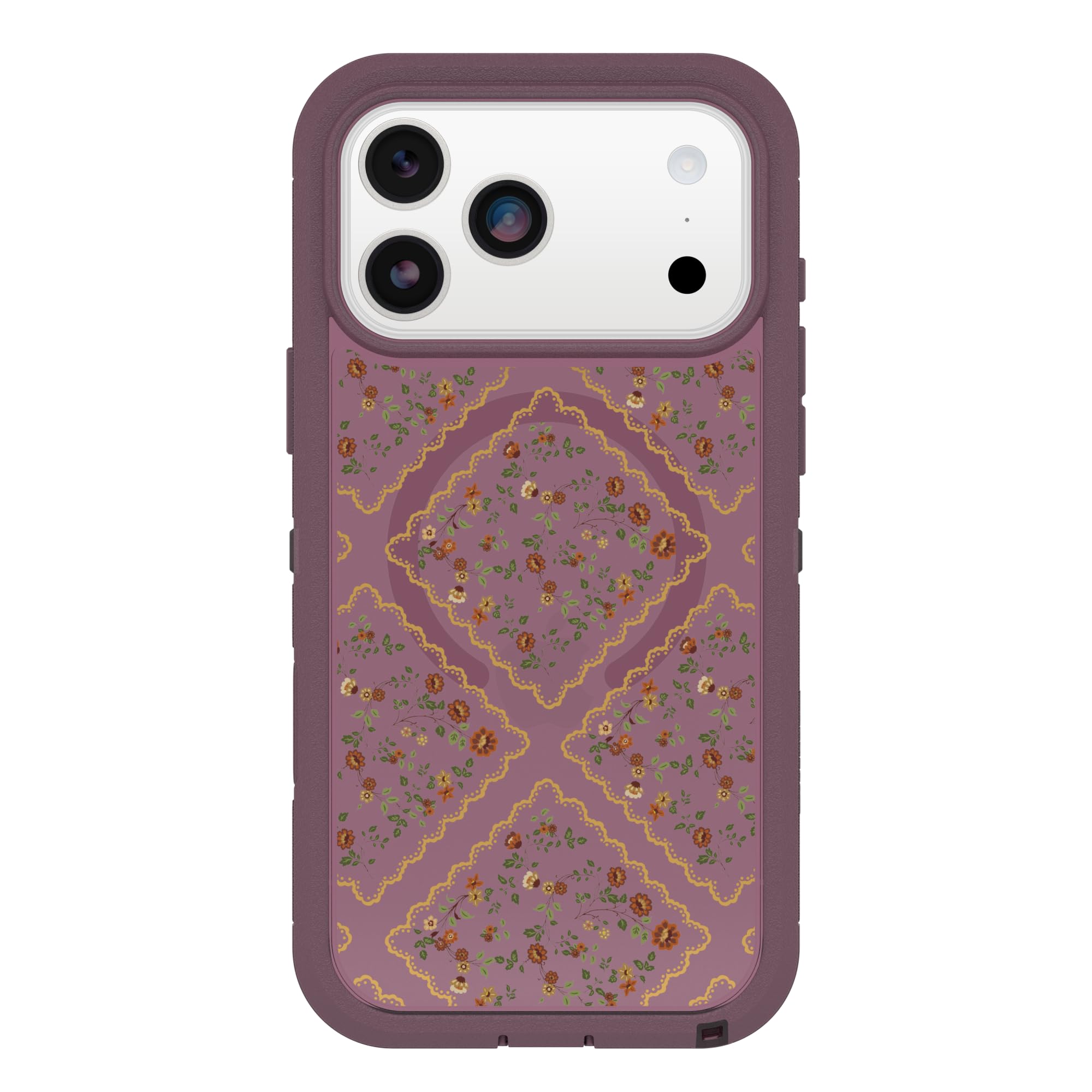 Photo 1 of OtterBox iPhone 17 Pro Max Defender Series Pro XT Clear Case - Dusk Reverie - Purple - Tough, Rugged & Durable iPhone Case, Snaps on MagSafe