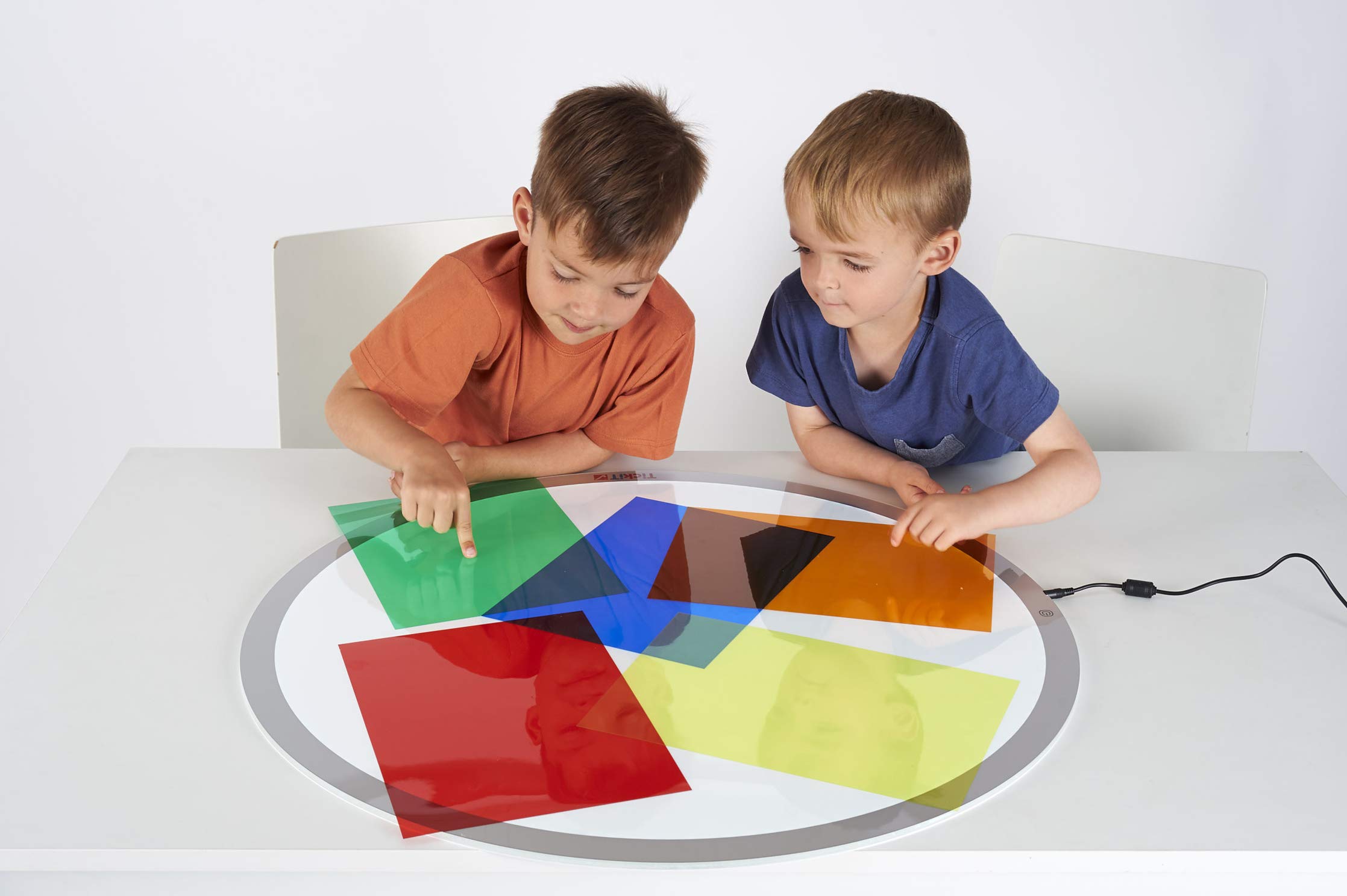 TickiT 48002 Acetate Colour Sheet (Pack of 5)