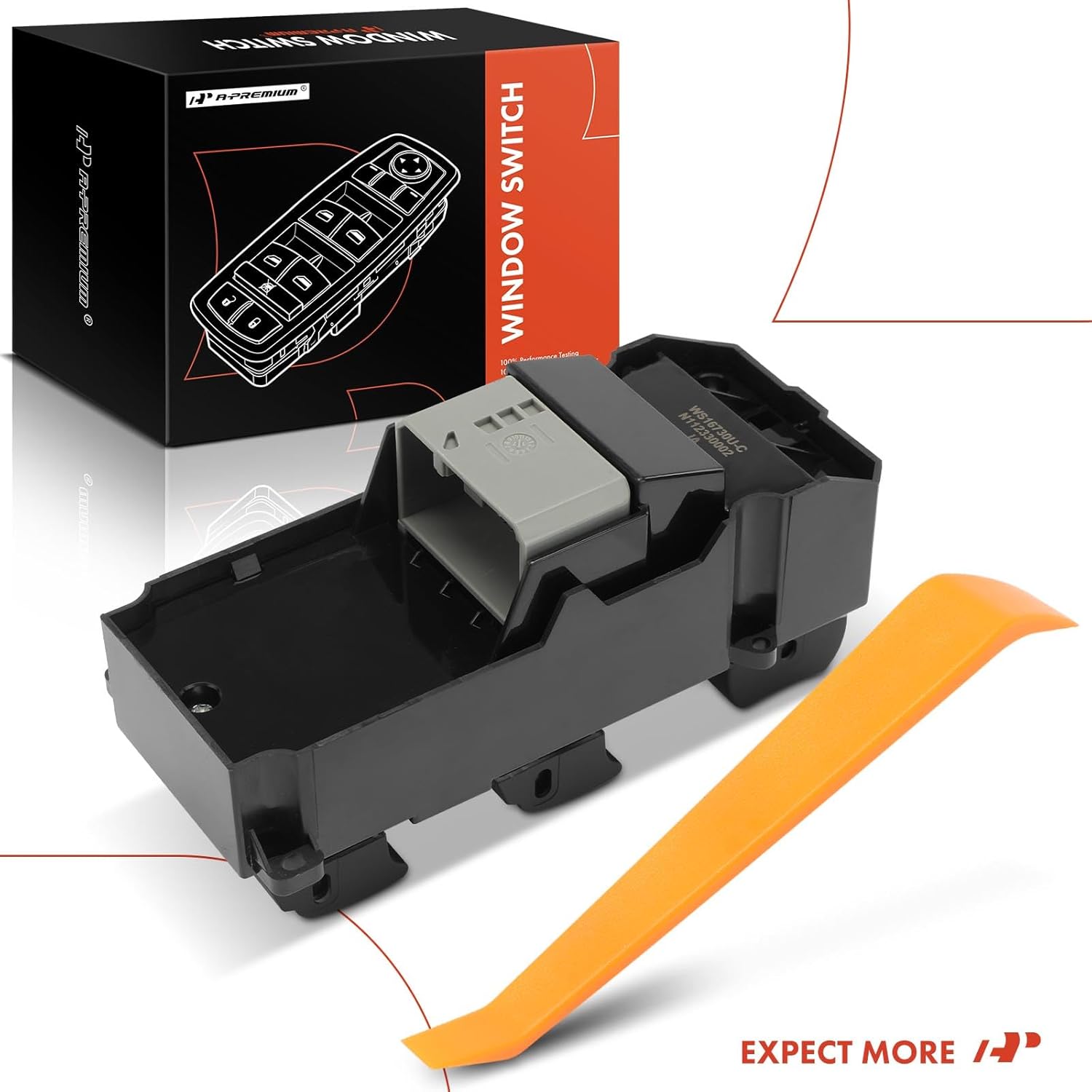 A-Premium Master Power Window Switch Compatible with Honda Civic 2012-2013, Sedan 4dr, Front Left Driver Side, Replace# 35750TR0A21