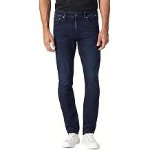 Mavi Men's Zach Regular Rise Straight Leg Jeans, Deep Blue Black Tonal Williamsburg, 34 x 32