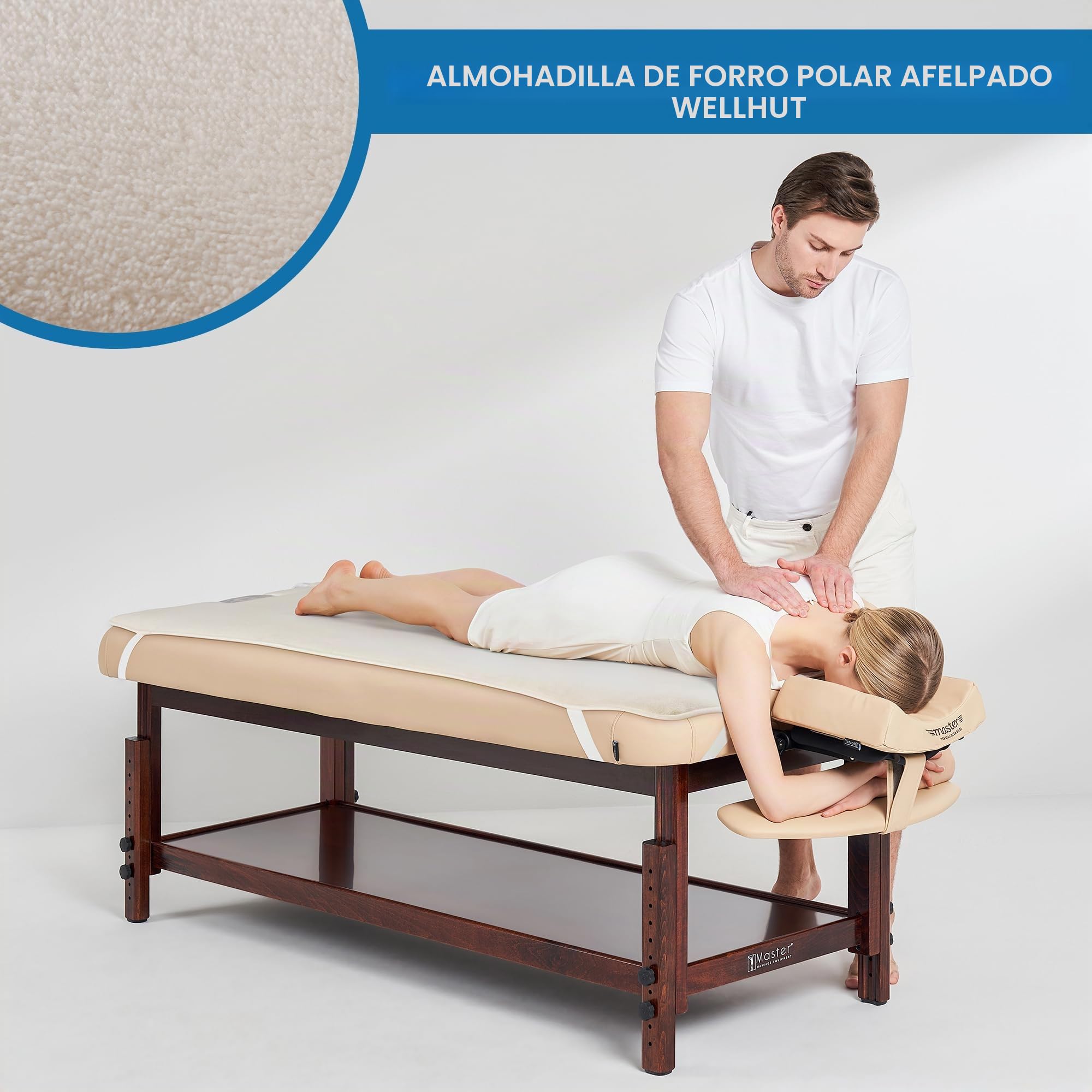 Master Massage Manta eléctrica de masaje, calefactable, manta para masaje caliente, accesorio de masaje