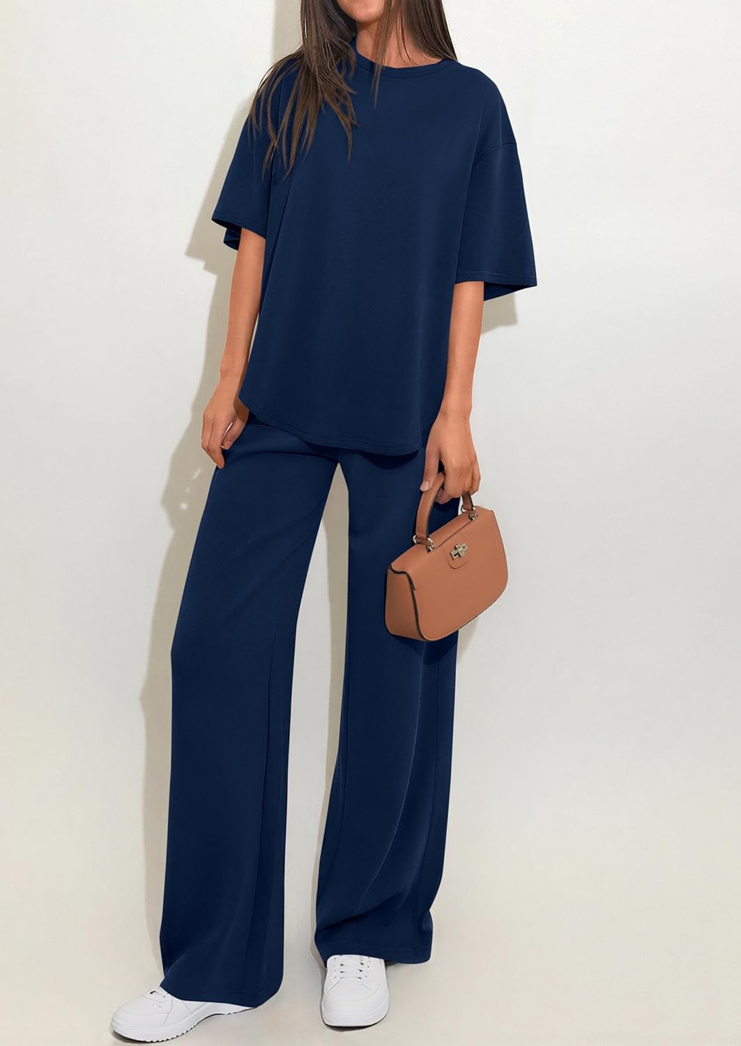 PRETTYGARDEN 2 Piece Lounge Sets for Women Summer 2026 Short Sleeve Matching Airport Travel Outfits Casual Spring Clothes - Image 5