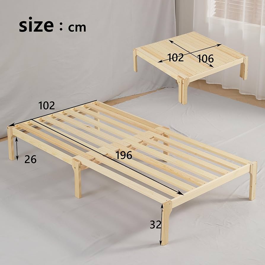 ディベッド ソファベッド シングル 天然木製 伸長式ベッド ベッドフレーム 伸縮 天然木】ディベッド ソファベッド シングル 天然木製 伸長式