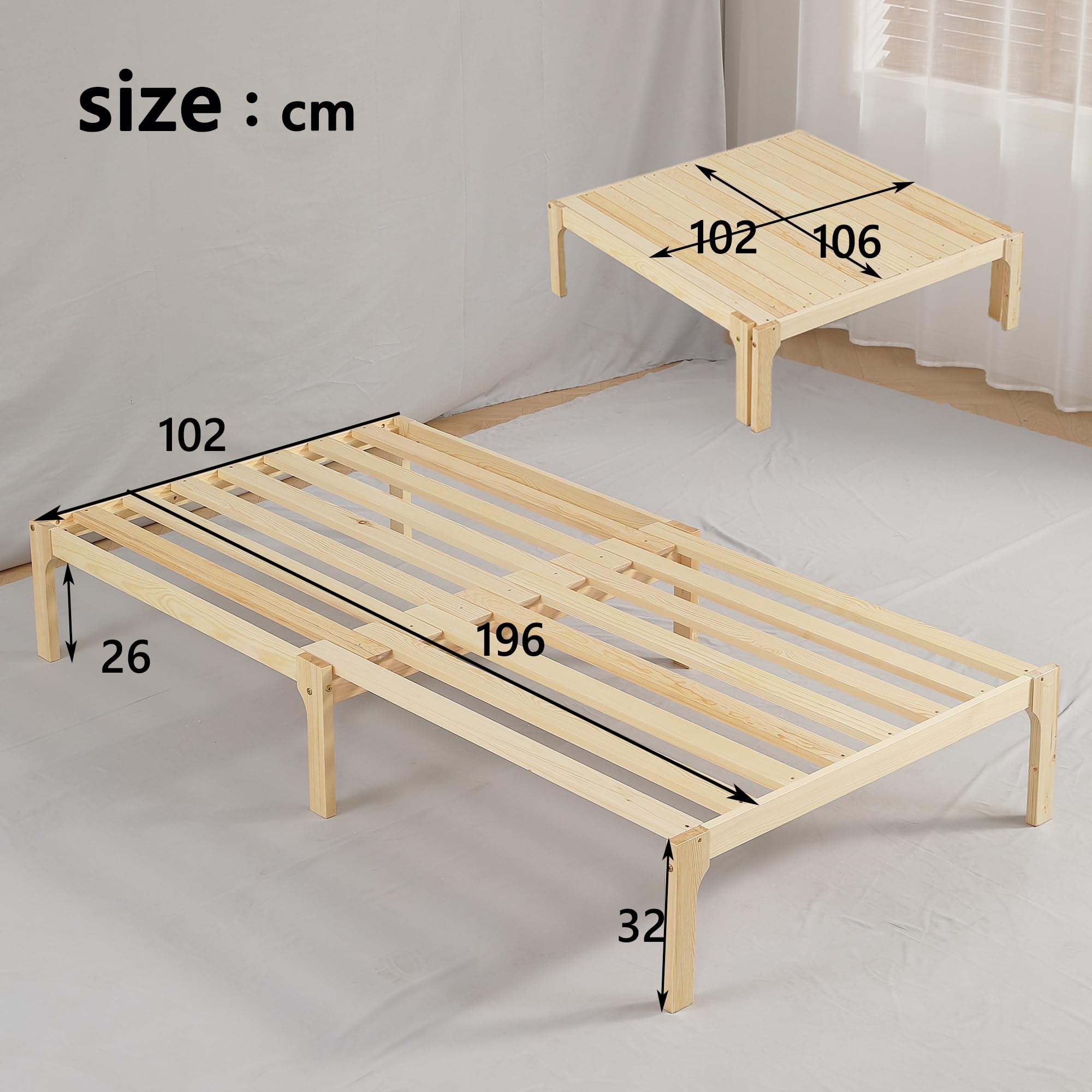 ディベッド ソファベッド シングル 天然木製 伸長式ベッド ベッドフレーム 伸縮 Amazon｜ディベッド ソファベッド シングル 天然木製 伸長式