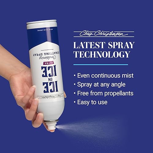 Miniatura 7 de Chris Christensen Ice on Ice Ice Ultra Acondicionador Desempatante Spray Acondicionador para Perros, Acondicionador para Perros, Fórmula Ligera,