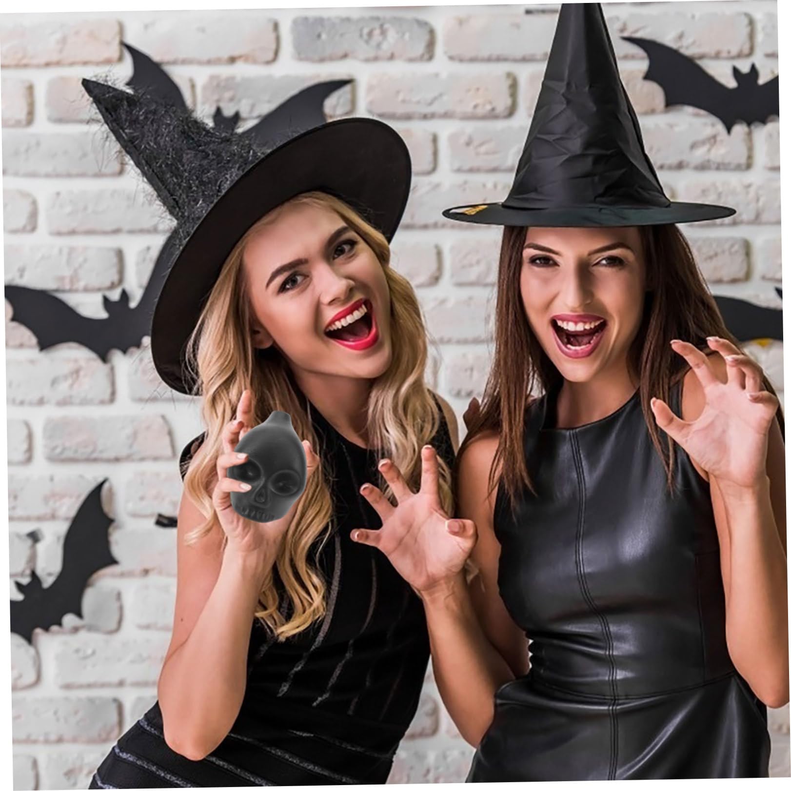 HANABASS 2 Stück Aztekische Todespfeife aus Keramik Gruselige Halloween Deko mit Schrei Schreiende Pfeife als Halloween Accessoire und Dekoration für Party und Desktop