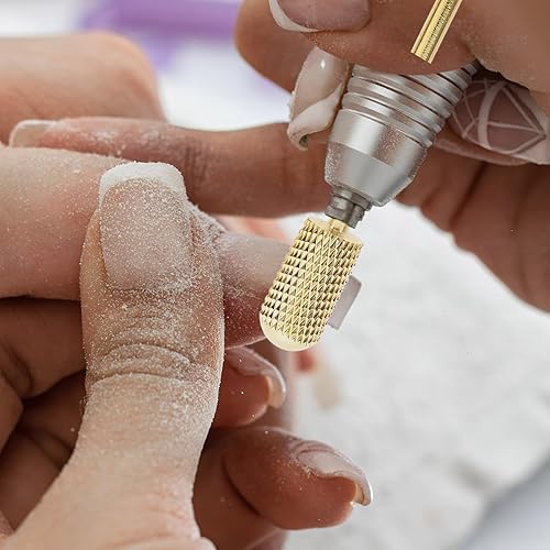 Miniatura 10 de OSALADI Herramientas de manicura, equipo de spa profesional, brocas de acero de tungsteno, brocas de uñas de carburo, suministros de manicura,