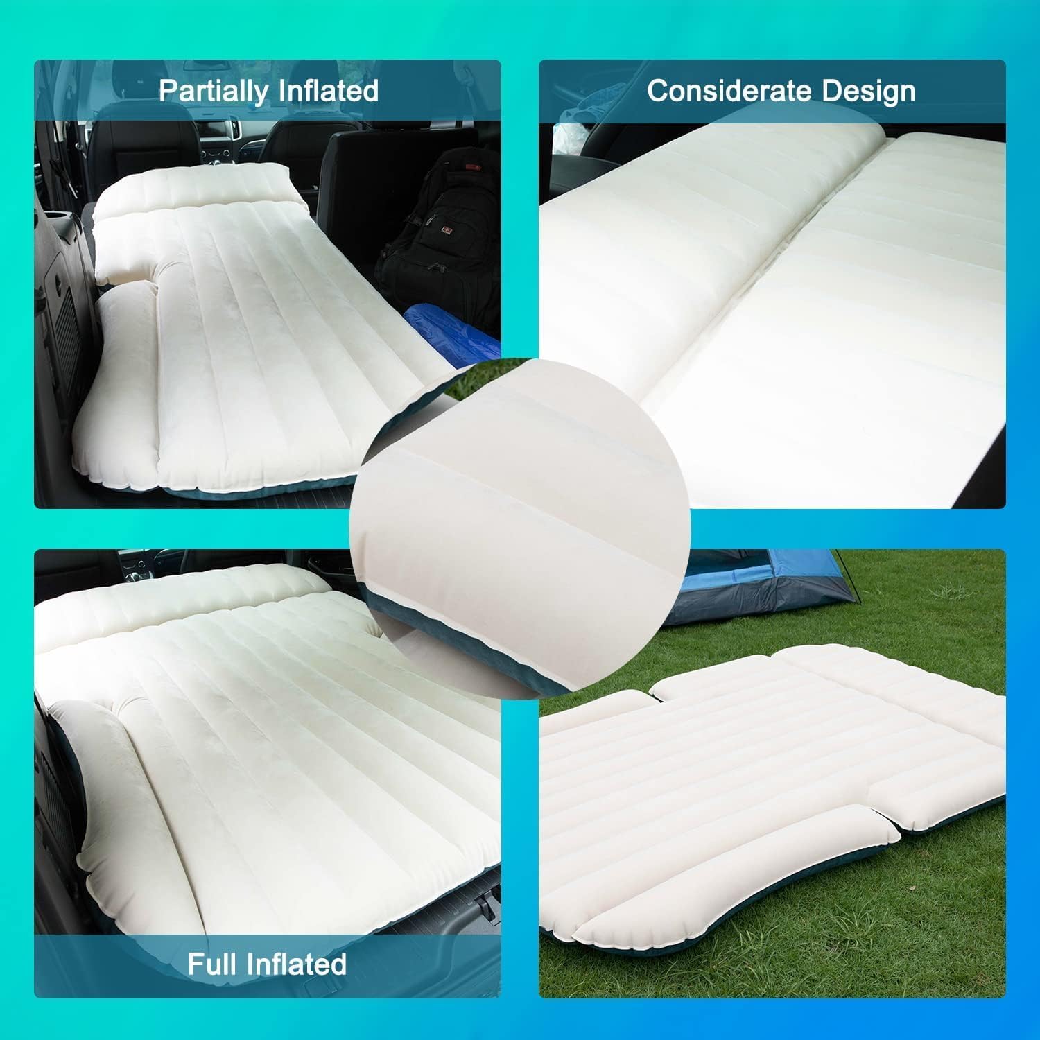 Air Mattress For Hyundai Tucson - Inflatable Car Bed For Camping & Travel (2005-2025 Models)