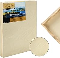 Vista 5 de Da Vinci Pro Panel de madera de abedul de 1-5/8 pulgadas de profundidad, panel individual de 24 x 30 pulgadas, textura fina, resistente a