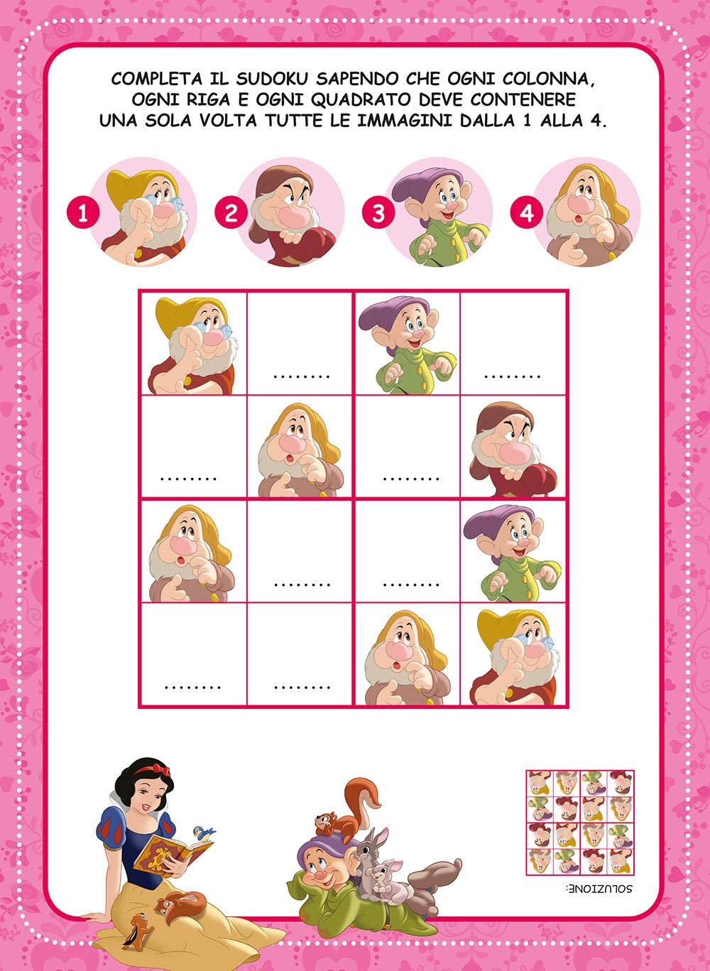 Disney Princess 100 pagine per colorare leggere giocare Sticker special color Ediz a colori