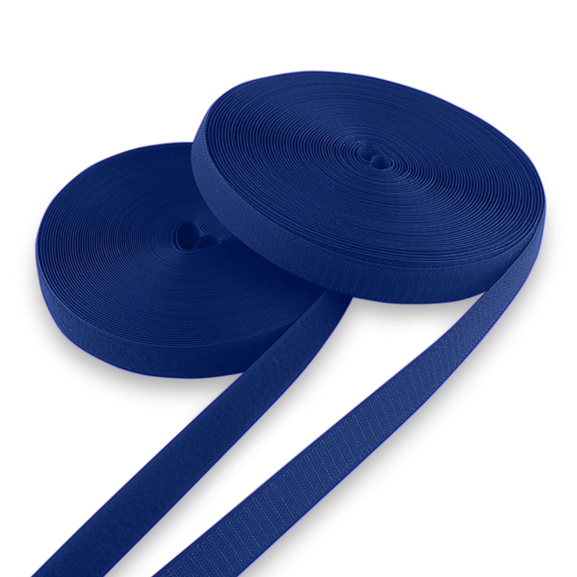 1 Inch Navy Hook and Loop Tape 27 Yards Sew on Non-Adhesive Nylon Heavy Duty Strips Fabric Roll Fastener Set Ideal for Military Form Bags Clothes Shoes Backpacks Home Office School Craft DIY